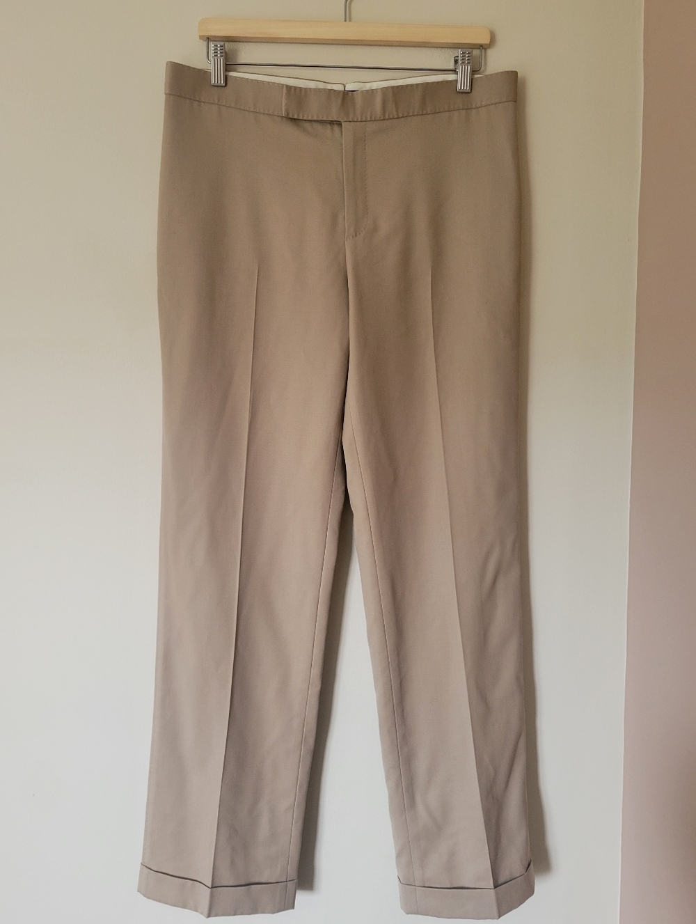 Ralph Lauren Collection Vintage Wool Women's Trouser Pants Purple Label Size 12